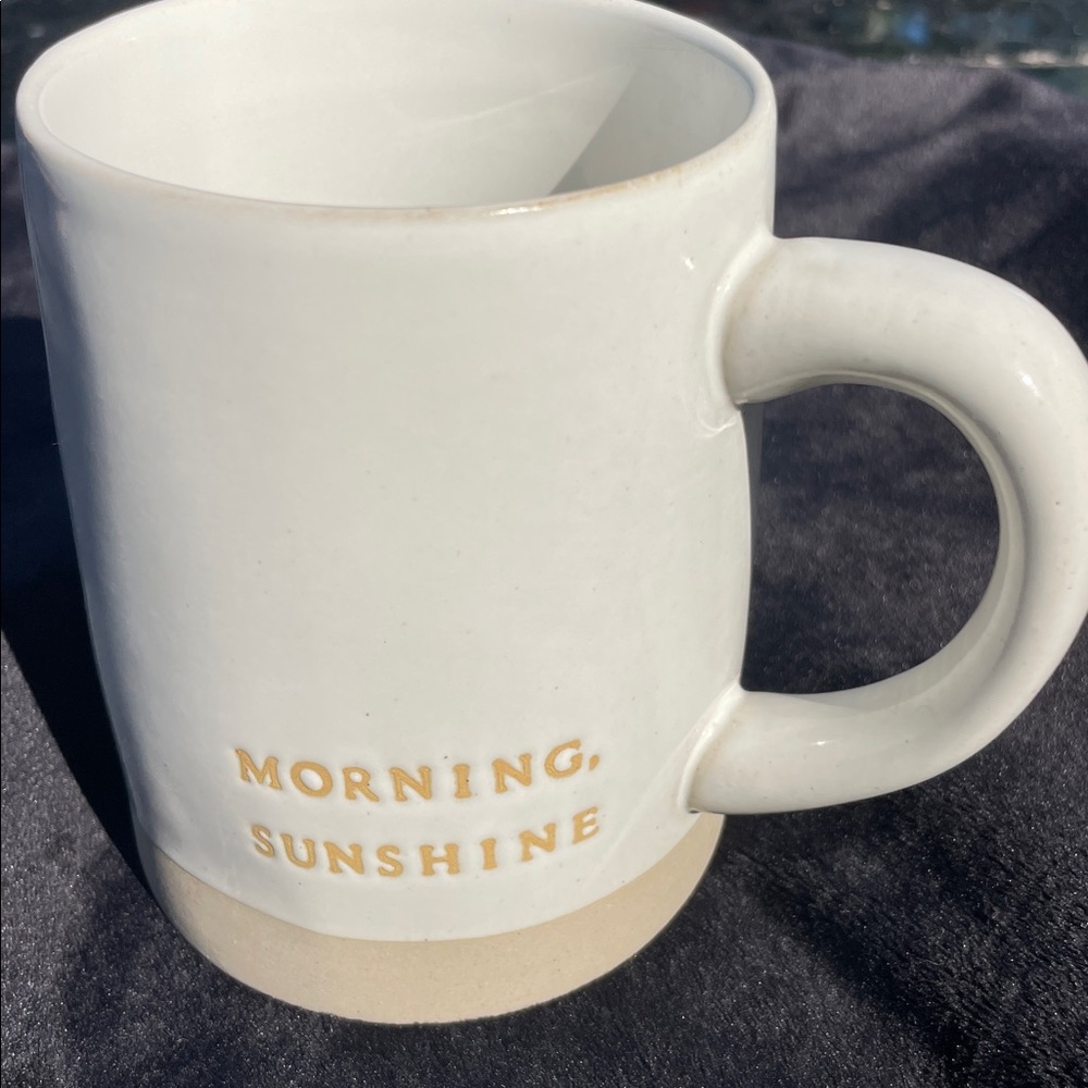 Hearth & Hand Mug Cup Morning Sunshine coffee tea ceramic drinkwear cream home
